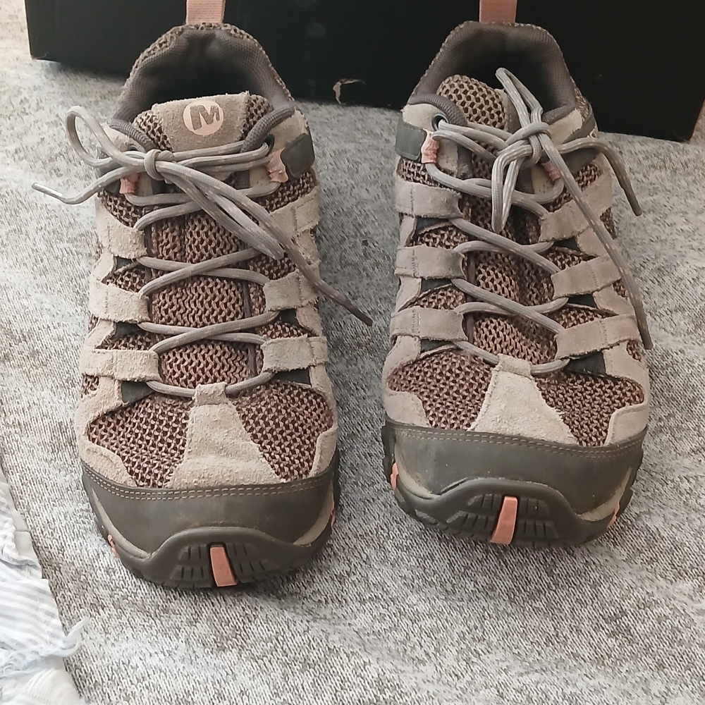 Merrell Women's Athletic Shoes in Brown and Tan